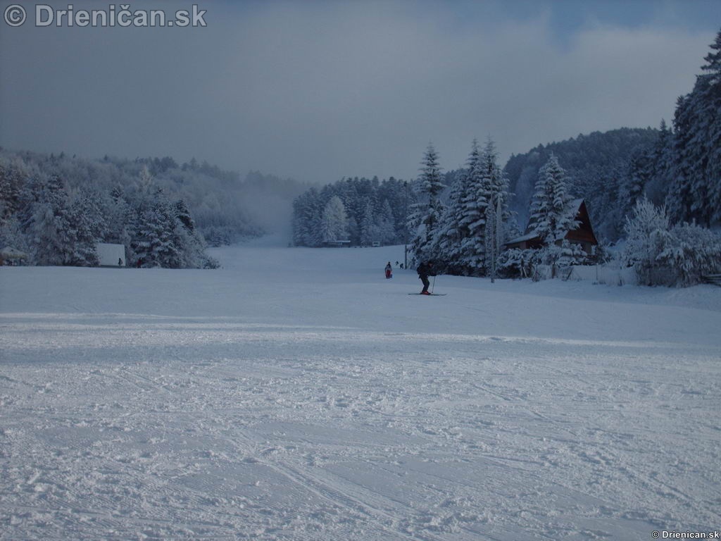 Ideálne podmienky na lyžovanie-Drienica Lysá.