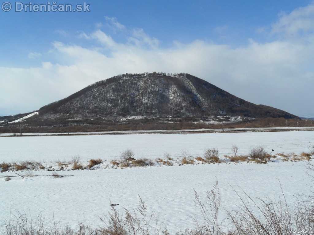 Sarišský Hrad, zima 2012