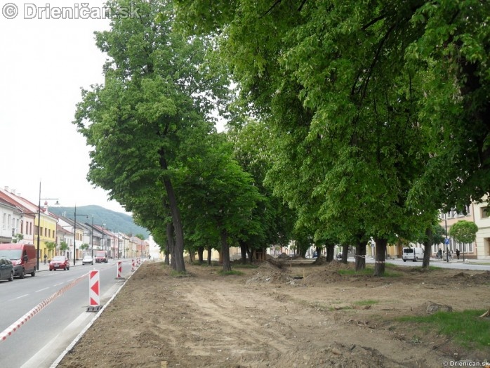 Sabinov centrum a okolie Rekonštrukcia parku 