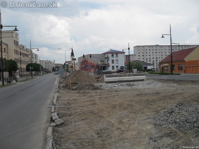 Rekonštrukcia parku Sabinov centrum a okolie
