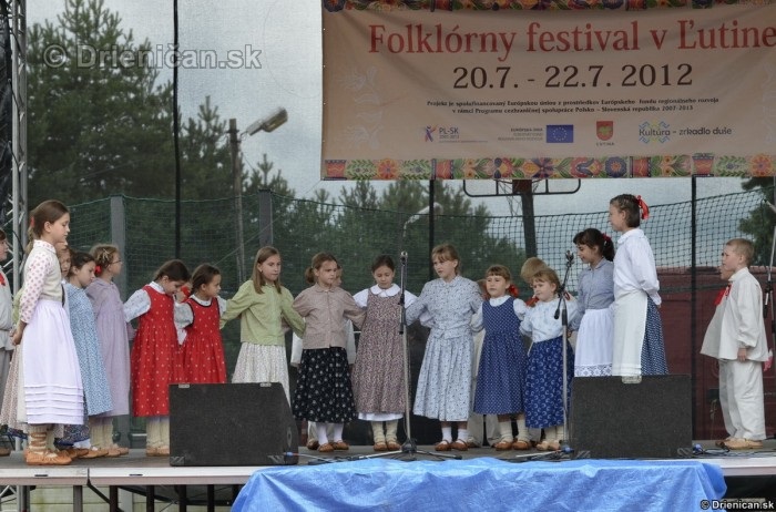 Folklórny festival v Ľutine 20.7 - 22.7 2012
