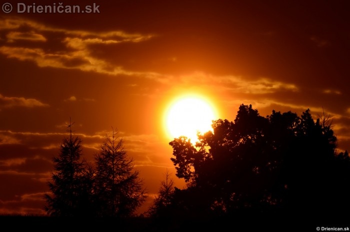 Západ slnka nad Drienicou 2012