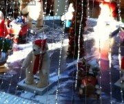 Vianočné dekorácie v nákupnom centre DunDrum