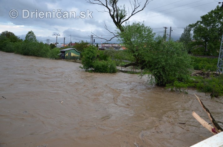 Rozvodnená rieka Torysa