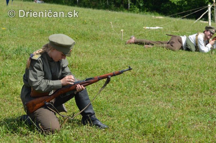 Hostovice-Rekonštrukcia bojov Karpaty 1914/1915