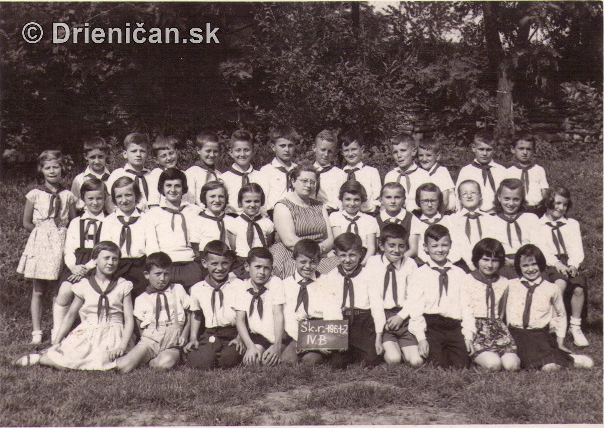 Školská fotografia, rok 1962