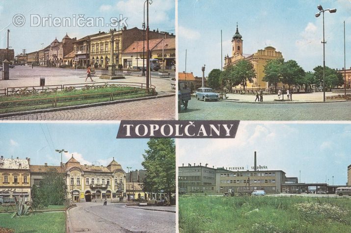 Topoľčany pohľadnica, foto: V.Beneš