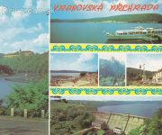 Vranovská přehrada. Státni hrad Bitov, zbudovaný v 2 pol 13. stol. na místě staršího knižecího hradu. Vranovská přehrada-přístavište. Vranov nad Dyjí, koupalište. Náměstí Rudé armády. Přehradní hráz. Celkový pohled na Vranov nad Dyjí a zámek s barokním sálem předku (1687-95). Foto Antonin Cvak, Petr Paul