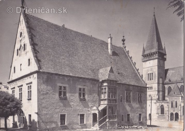 Bardejov-Bývalá radnica (zač.16 stor.). Dnes budova múzea, Kčs 0,20
