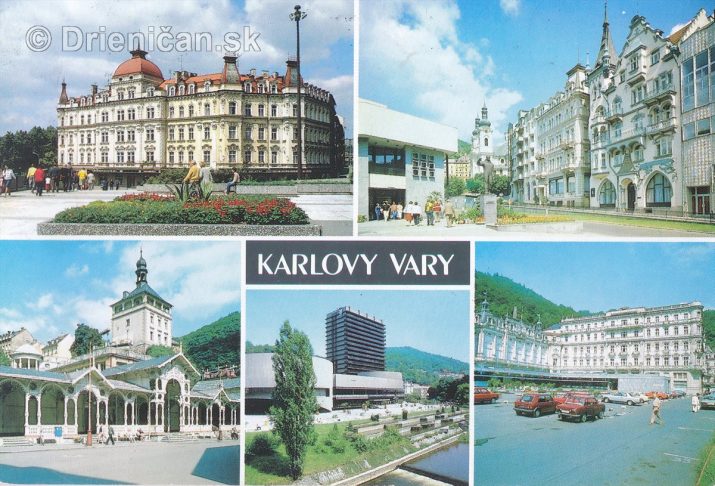 Karlovy Vary. Významné lázeňské město s celoročním provozem. Bylo založeno v polovině 14. století Karlem IV. foto V. Benc, A. Srch, J. Franta, SG Č. Kostelec. Panorama.